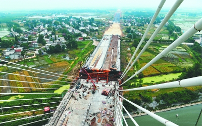 繁華大道跨南淝河大橋。